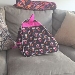 Colorful Owl Print Kids Backpack